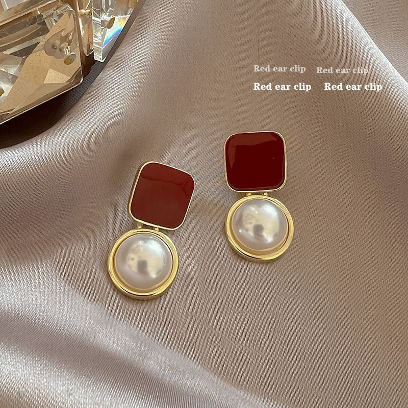 Wholesale s925 silver needle niche high-end female temperament earrings